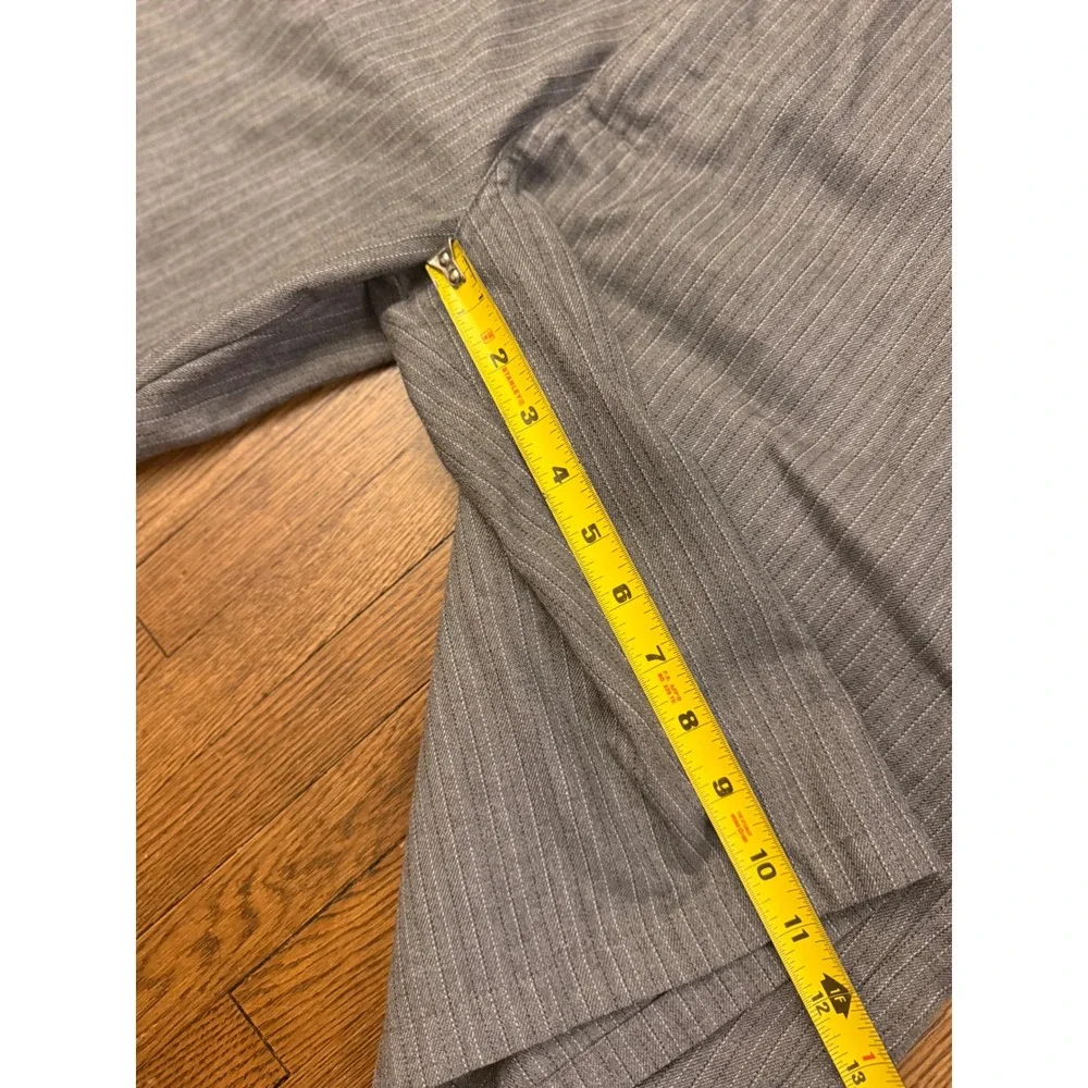 O'Neill Mens Grey Pinstripe Hybrid Walk Shorts Size 38 Casual Surf Beach